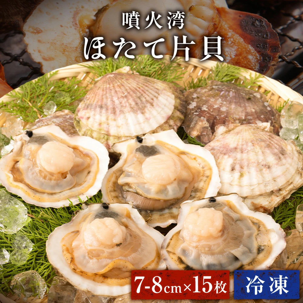 2025年物 噴火湾産ほたて片貝 7cm-8cm 15枚