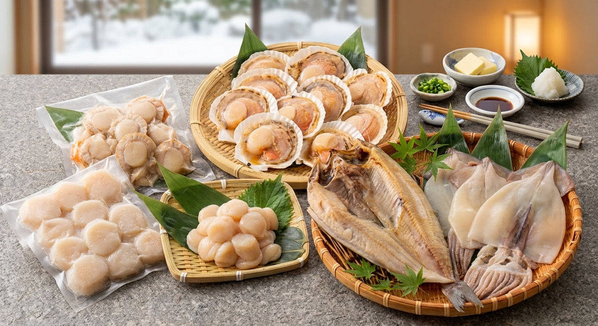 【今年のお歳暮は、北の海の贅沢を】ほたて・片貝・イカで贈る、きゅういちの冷凍海鮮ギフト