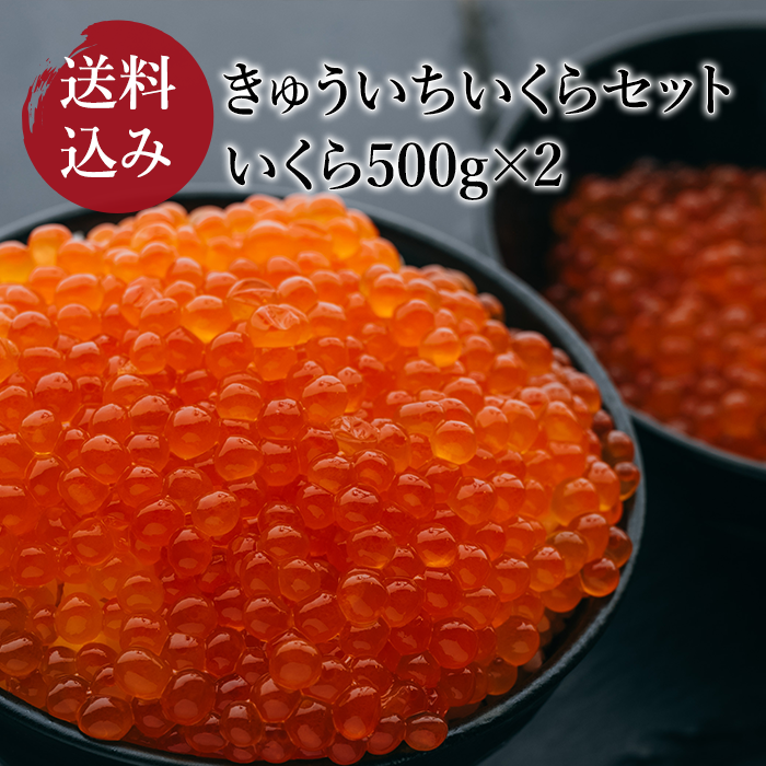 【送料込み】きゅういちいくらセット　いくら 500g×2