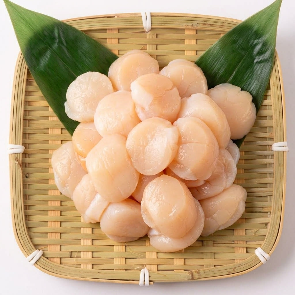 北海道噴火湾産　ほたて貝柱　4S 1kg(500g×2袋)
